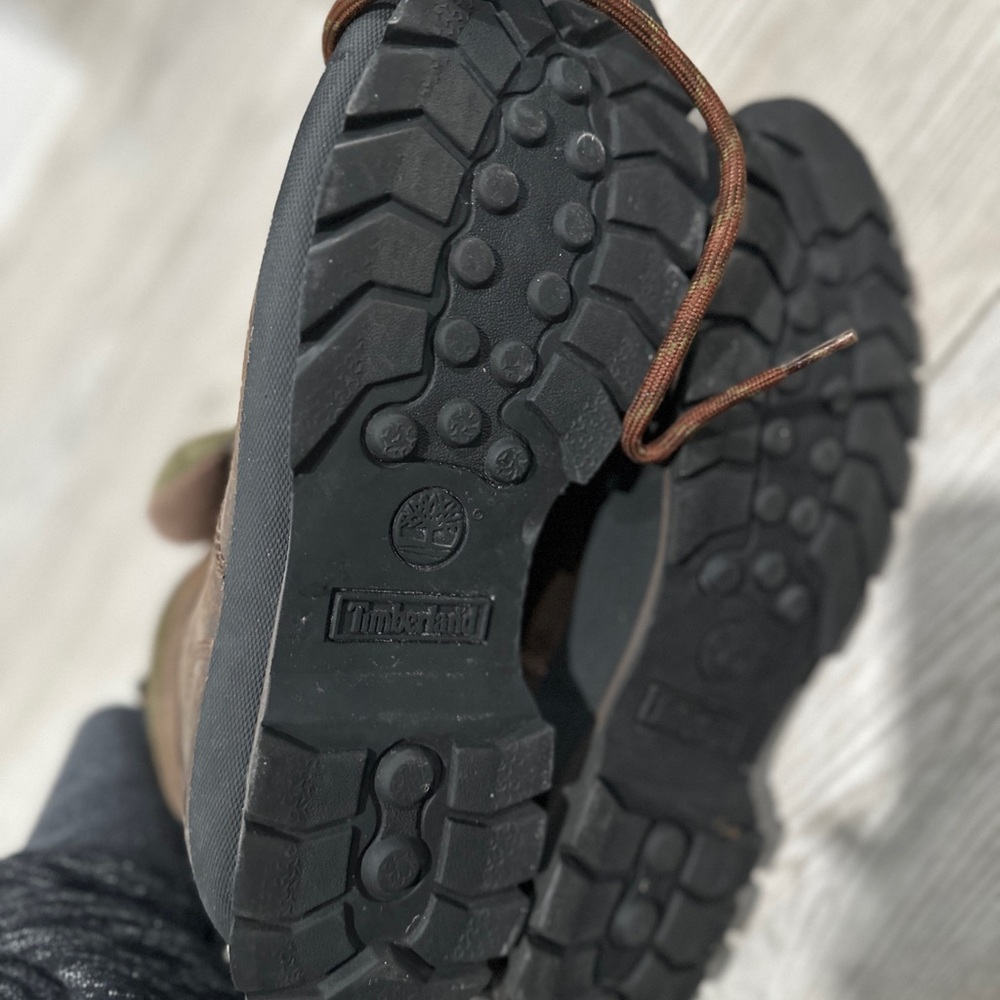 Timberland Hiker Brown 90s Leather Mid Hiking Boots - Picture 3 of 5